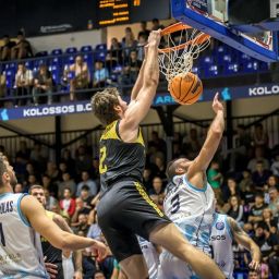 Una acción del partido (BCL).|Txus Vidorreta (BCL)