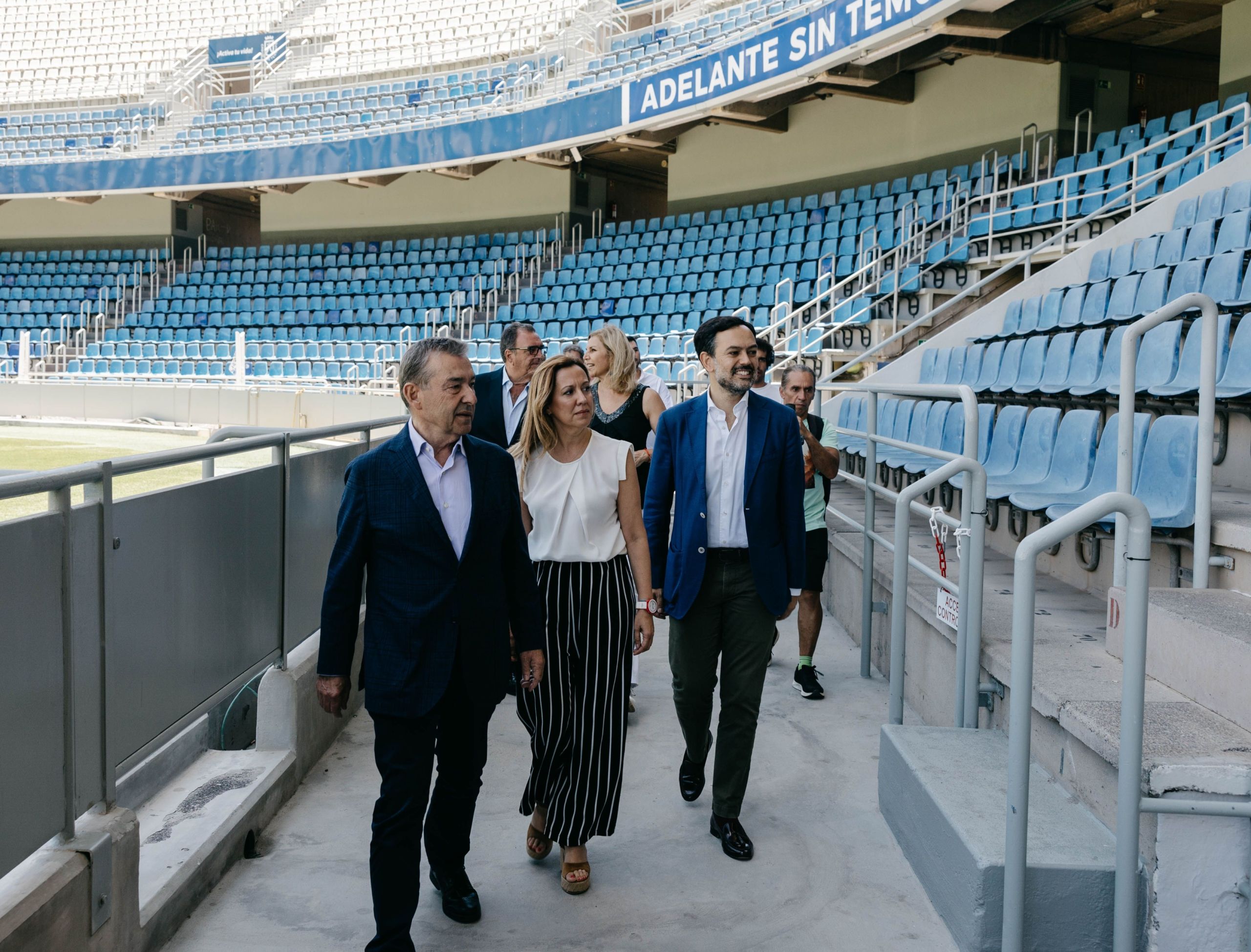 Paulino Rivero junto a la presidenta del Cabildo de Tenerife, Rosa Dávila, y el vicepresidente, Lope Afonso (CABILDO DE TENERIFE)