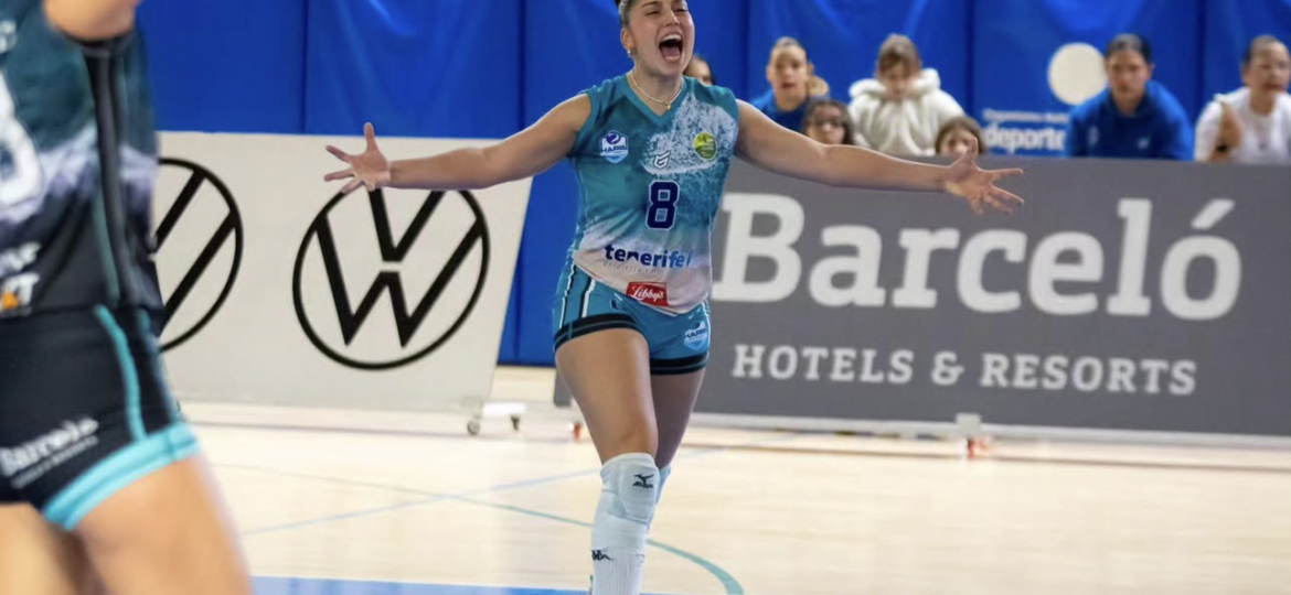 Marga Pizà celebrando la victoria (CV HARIS)|