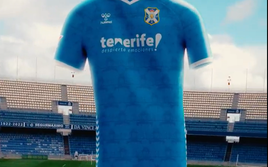 La nueva camiseta exclusiva del Tenerife (Captura de pantalla CD Tenerife)
