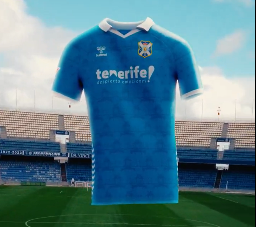 La nueva camiseta exclusiva del Tenerife (Captura de pantalla CD Tenerife)