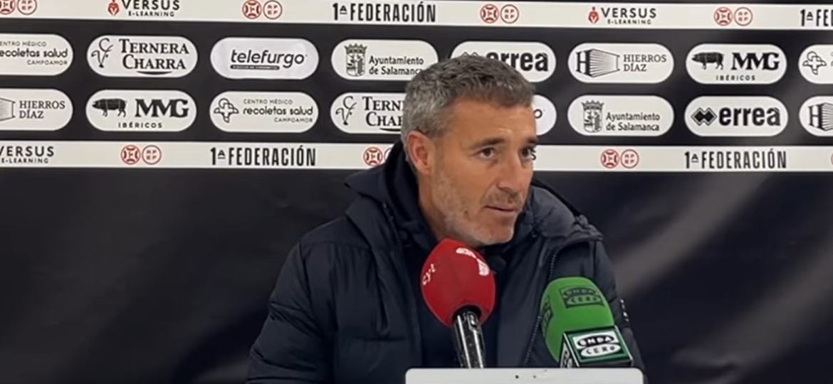 Óscar Cano en la sala de prensa del Estadio Reina Sofía (Captura de pantalla)