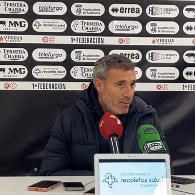 Óscar Cano en la sala de prensa del Estadio Reina Sofía (Captura de pantalla)