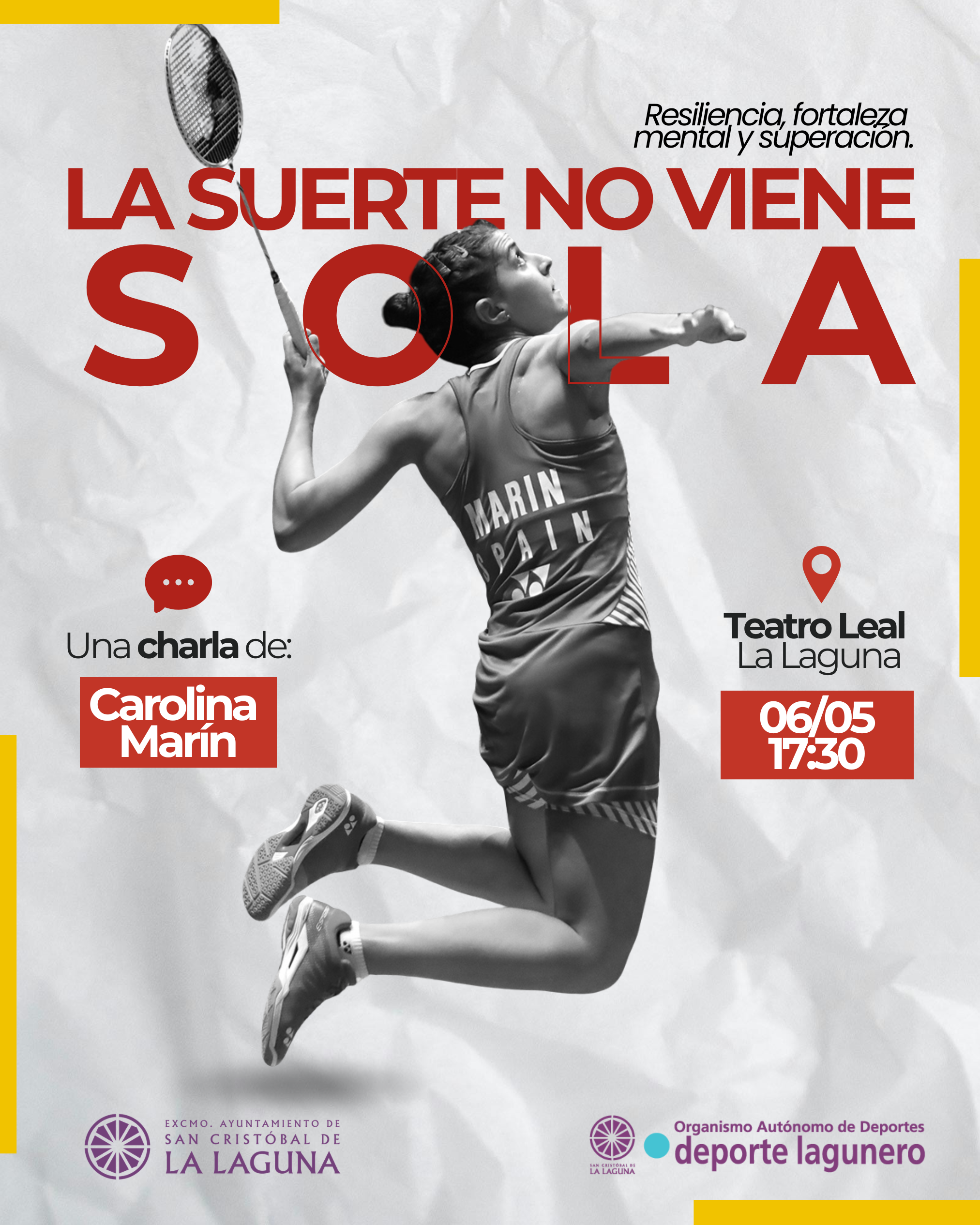 Cartel del evento de Carolina Martín. (AYUNTAMIENTO LA LAGUNA)
