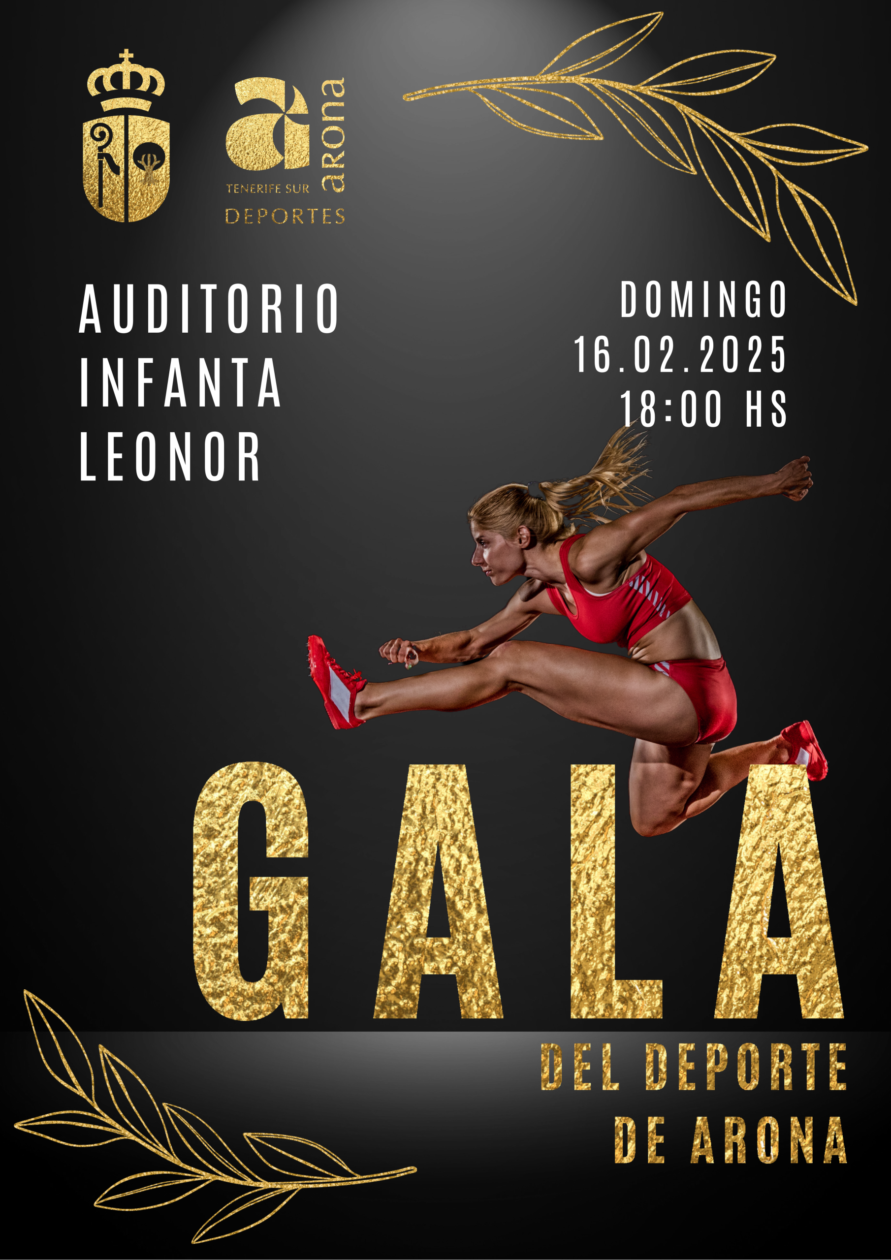 Cartel Gala del Deporte de Arona 2024 (CEDIDO)