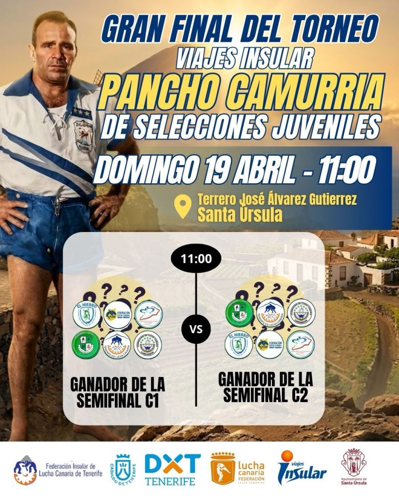 Cartel Pancho Camurria GRAN FINAL DOMINGO 19