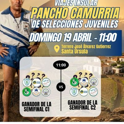 Cartel Pancho Camurria GRAN FINAL DOMINGO 19