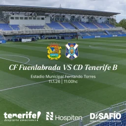 Cartel del partido (CD TENERIFE)