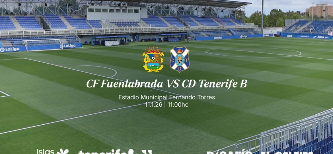Cartel del partido (CD TENERIFE)