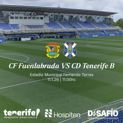 Cartel del partido (CD TENERIFE)