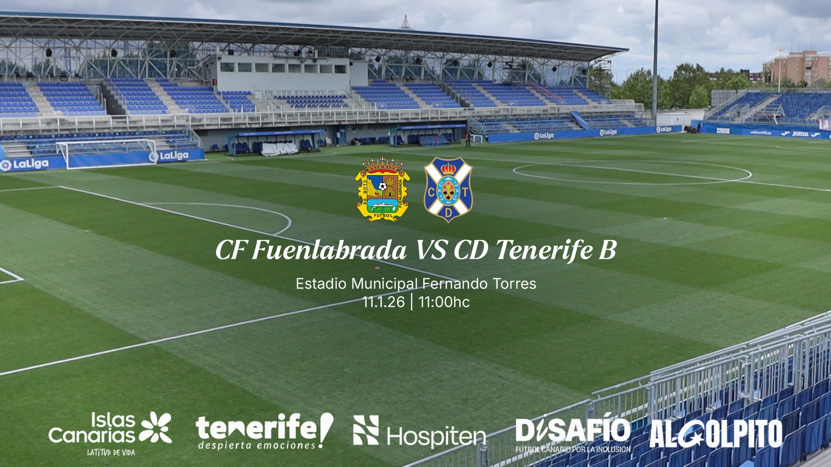Cartel del partido (CD TENERIFE)