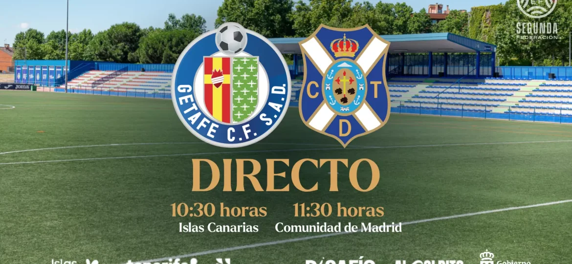 Cartel del partido del Tenerife B contra el Getafe B (CD TENERIFE)
