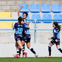 Celebración de uno de los goles (CD TENERIFE)