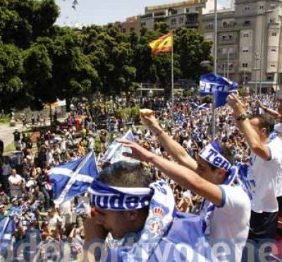 Celebración del ascenso a Primera División de 2009 (CD TENERIFE)