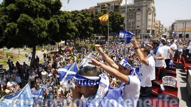 Celebración del ascenso a Primera División de 2009 (CD TENERIFE)