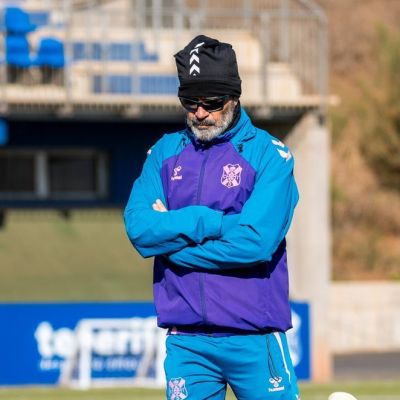Cervera durante un entrenamiento (CD Tenerife)