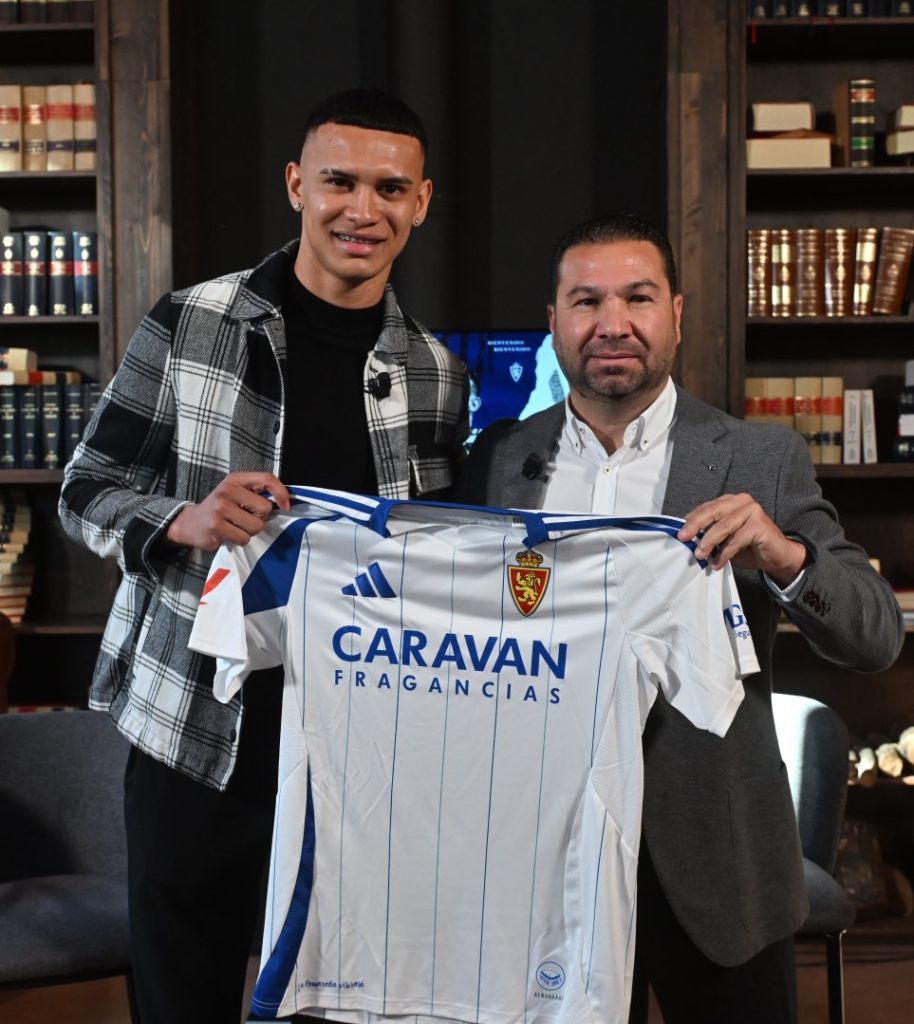 Kevin Arriaga y Juan Carlos Cordero (REAL ZARAGOZA).