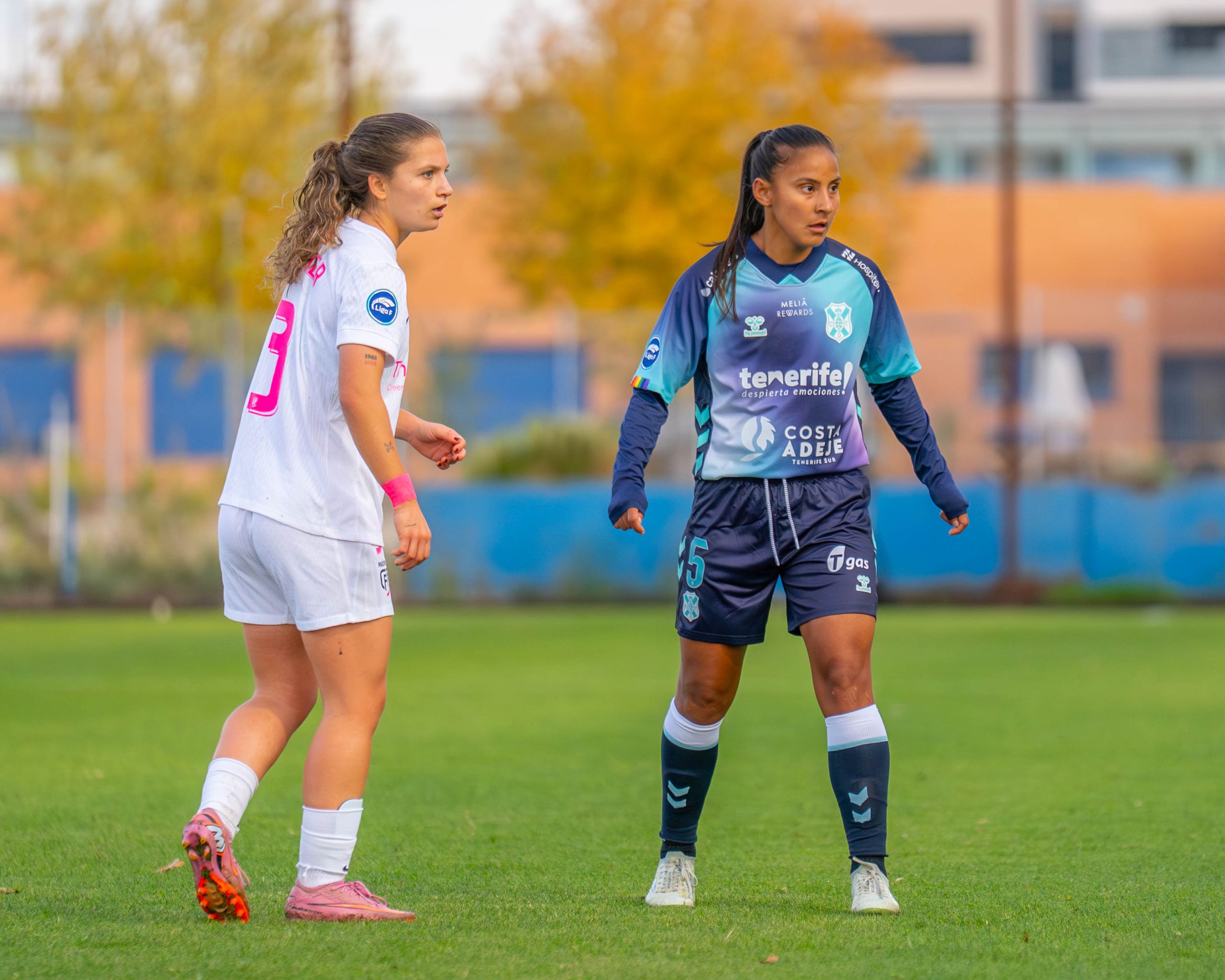 Yerliane Moreno durante un encuentro de la Liga F (CDT Femenino)