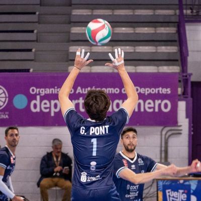 Guillem Pont durante el partido (CEDIDA)