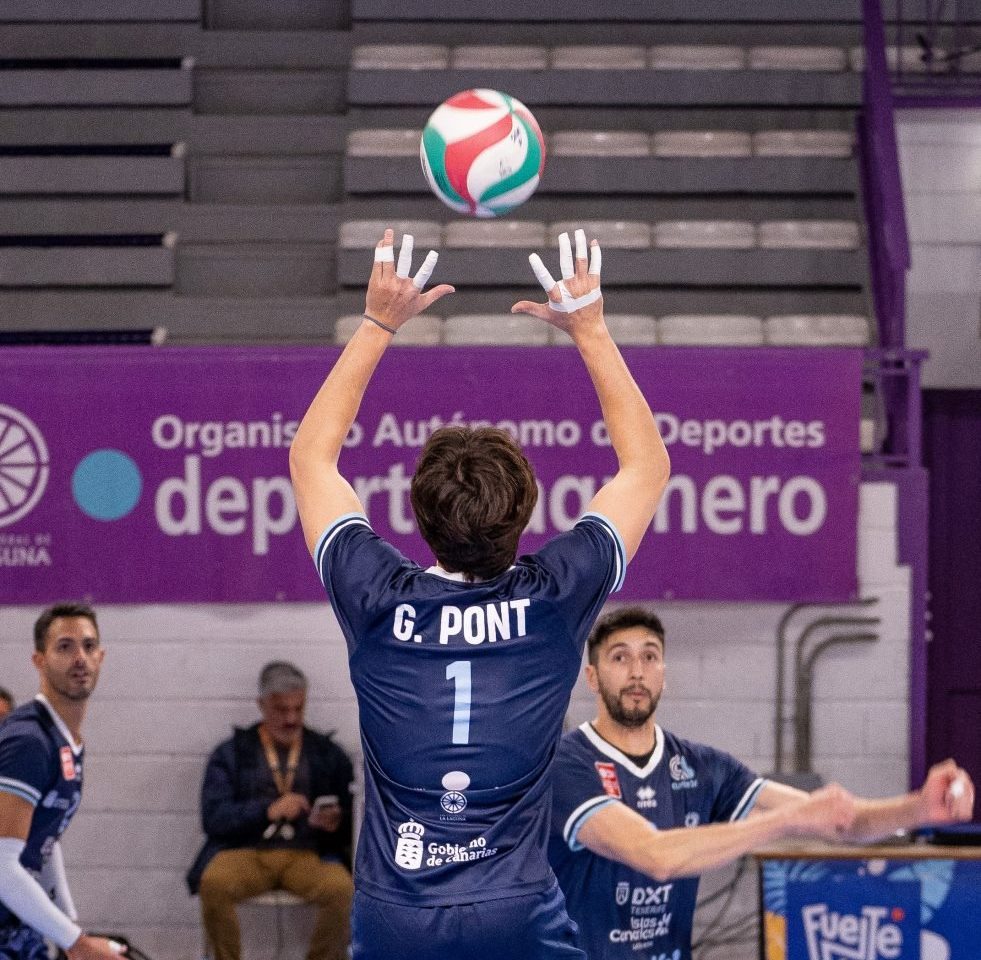 Guillem Pont durante el partido (CEDIDA)