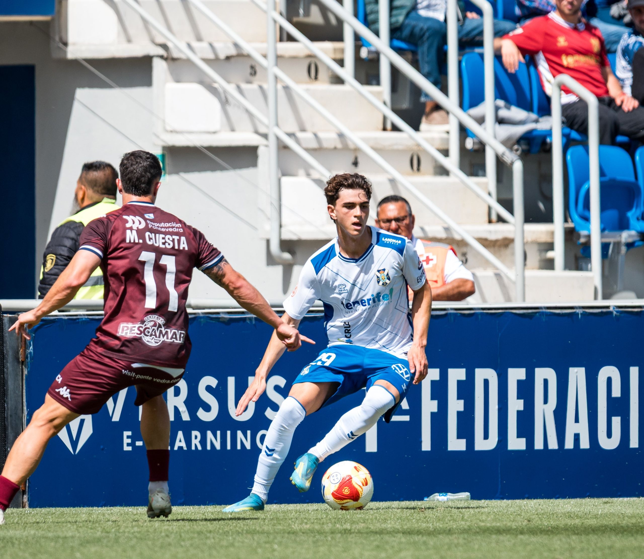 Dani Fernández, en el Tenerife - Pontevedra (CD TENERIFE).