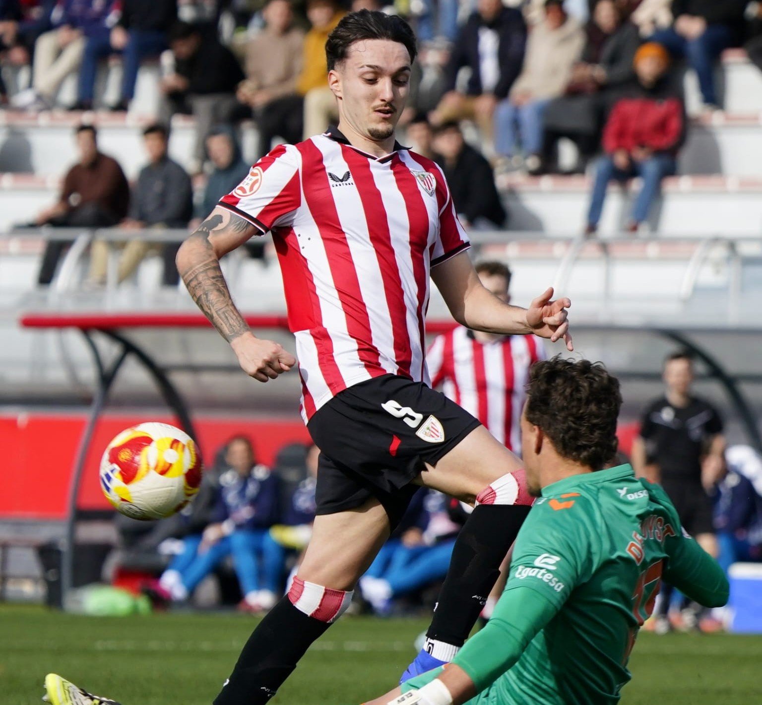 De Vuyst en el Bilbao Athletic- Tenerife (ATHLETIC CLUB)