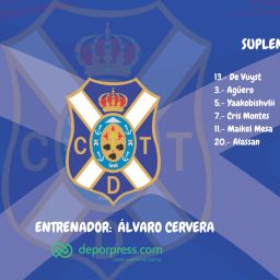 Alineación del CD Tenerife contra el CD Lugo (DEPORPRESS)