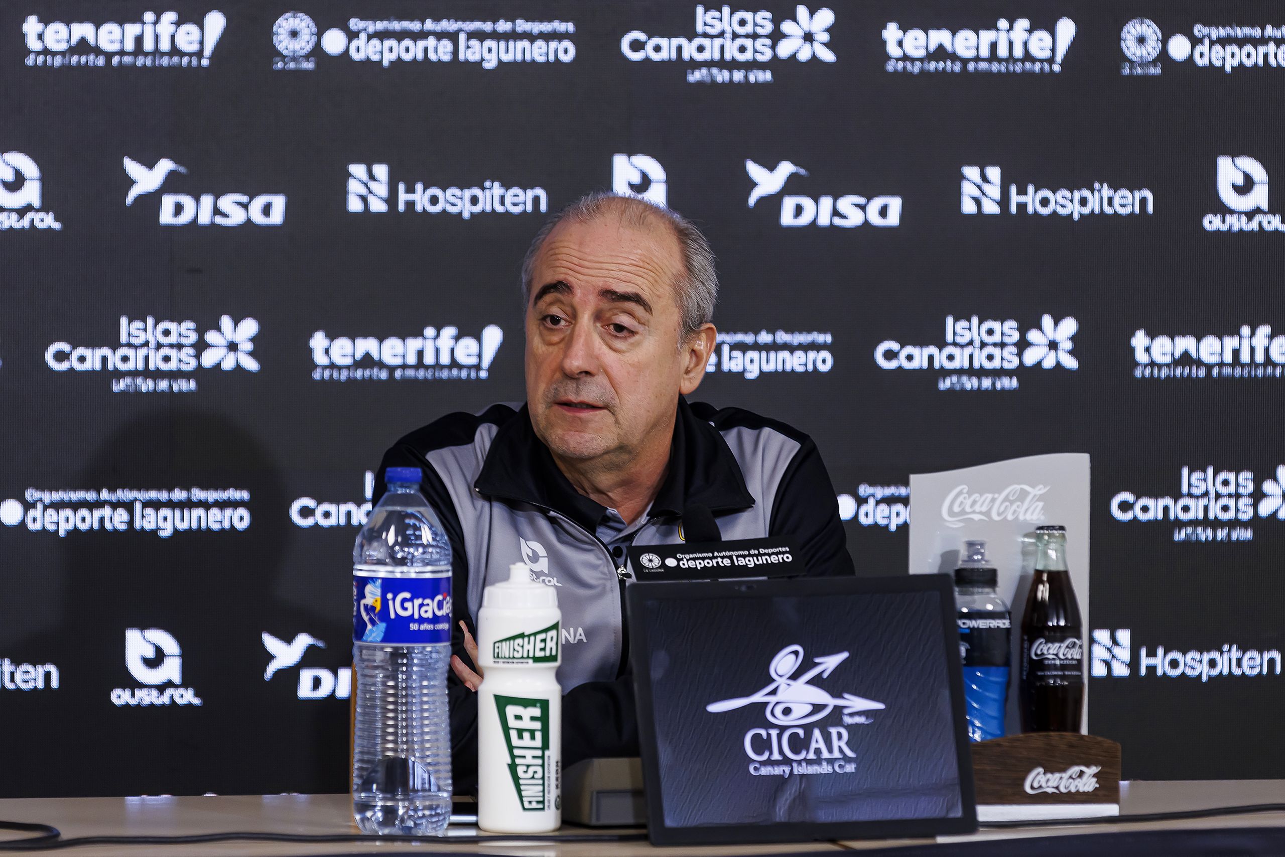 Txus Vidorreta, en la previa del derbi canario (CEDIDA)