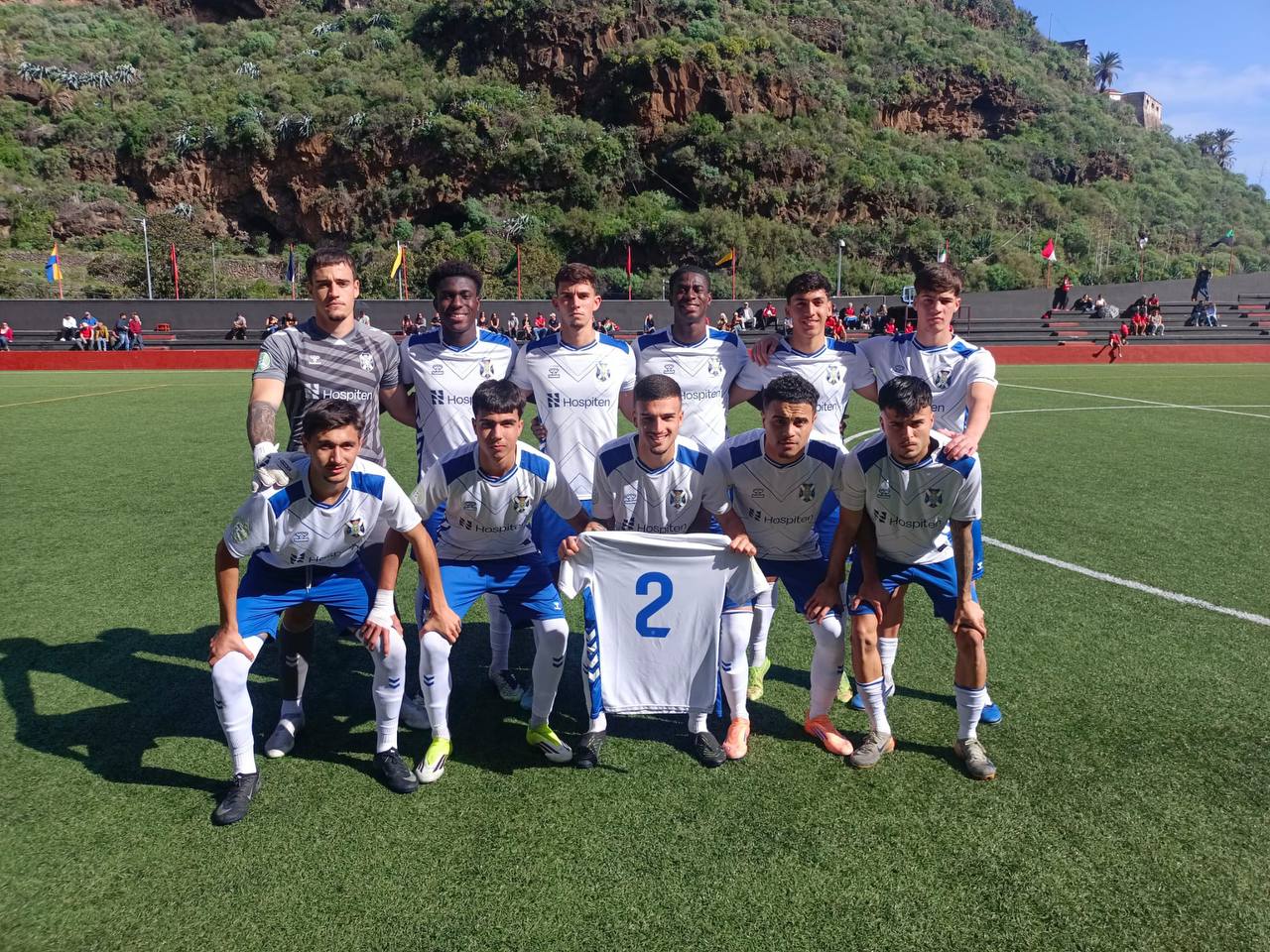 El conjunto blanquiazul en el Silvestre Carrillo (Cantera CDT)