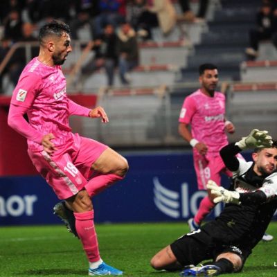 Enric Gallego y Ángel en el Amorebieta- Tenerife la pasada temporada (LA LIGA)|