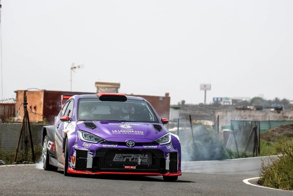 Enrique Cruz en los tests del Rally Islas Canarias 2026 (CEDIDA)