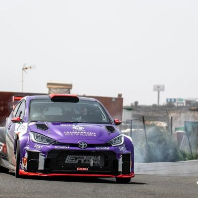 Enrique Cruz en los tests del Rally Islas Canarias 2026 (CEDIDA)