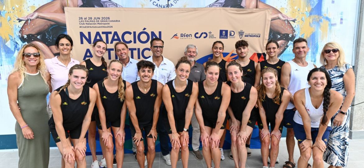 Visita al entrenamiento de la selección de natación artística (CEDIDA)