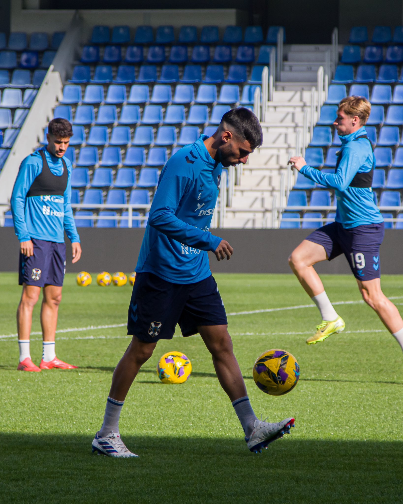 Fabio durante un entrenamiento (@CDTOficial)