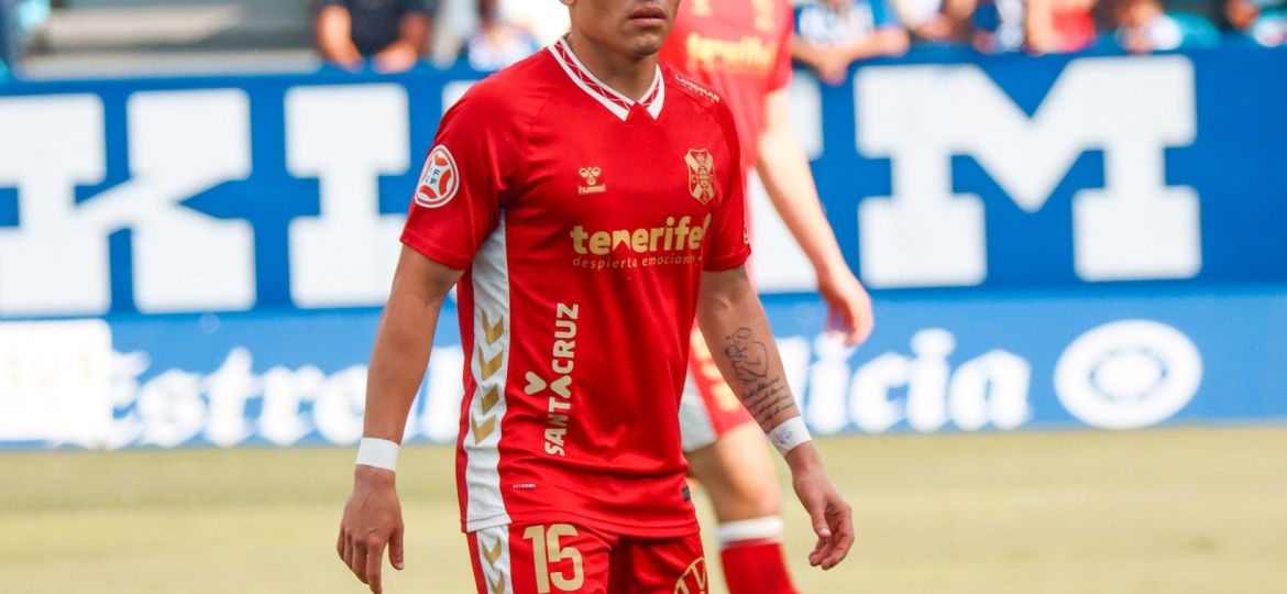 Fabricio en el partido contra la Ponferradina (CD TENERIFE)