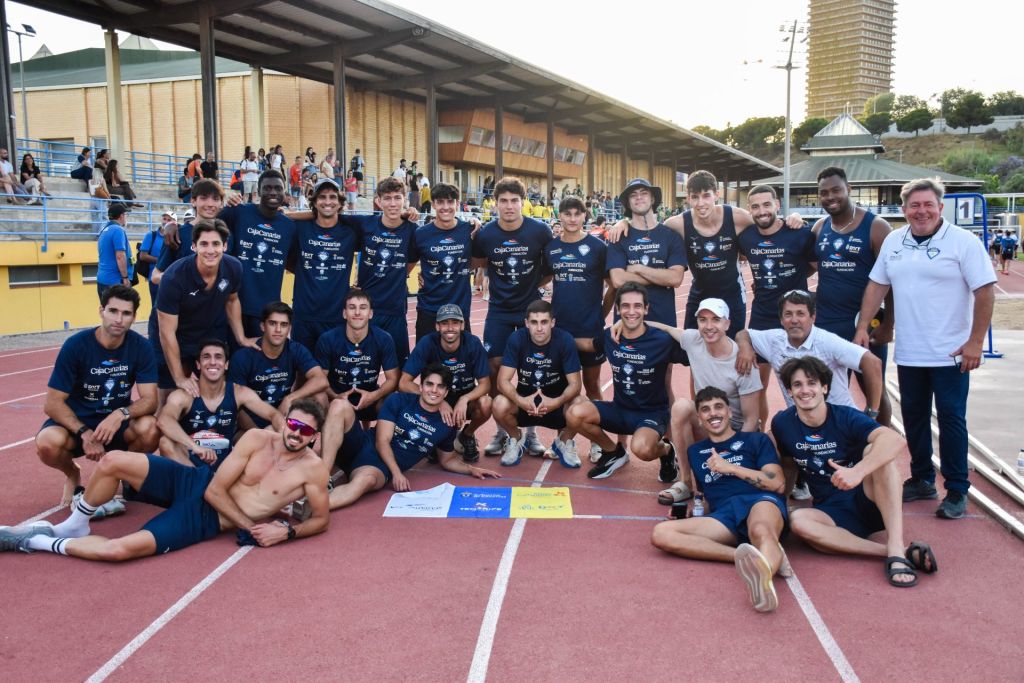 Equipo masculino del Tenerife CajaCanarias. (CEDIDA)