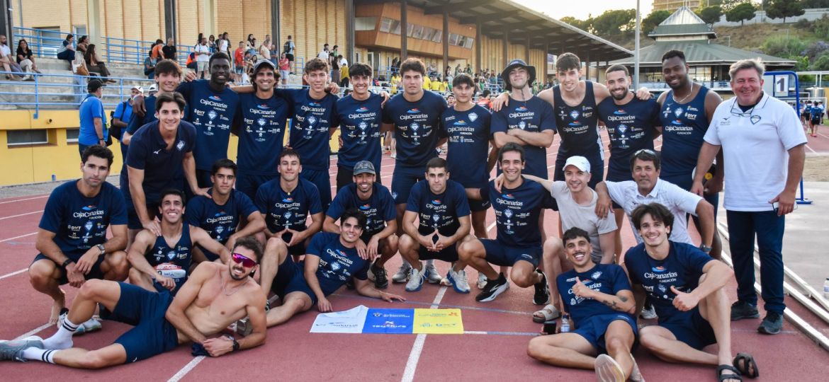 Equipo masculino del Tenerife CajaCanarias. (CEDIDA)