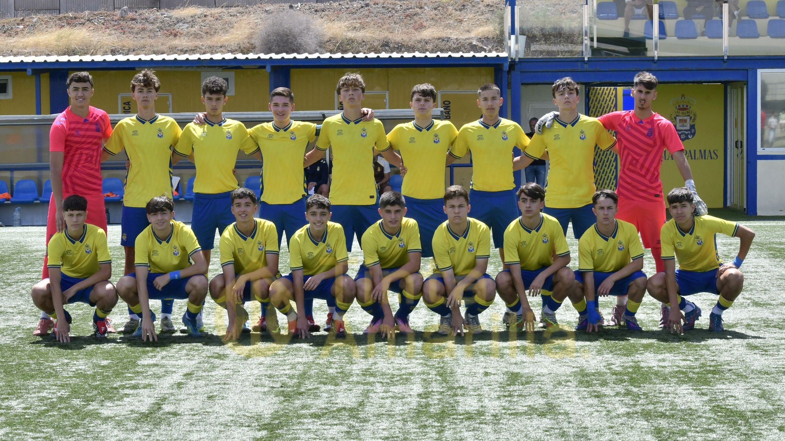Formación del cadete de la UD Las Palmas 25-26 (TINTAAMARILLA.ES)