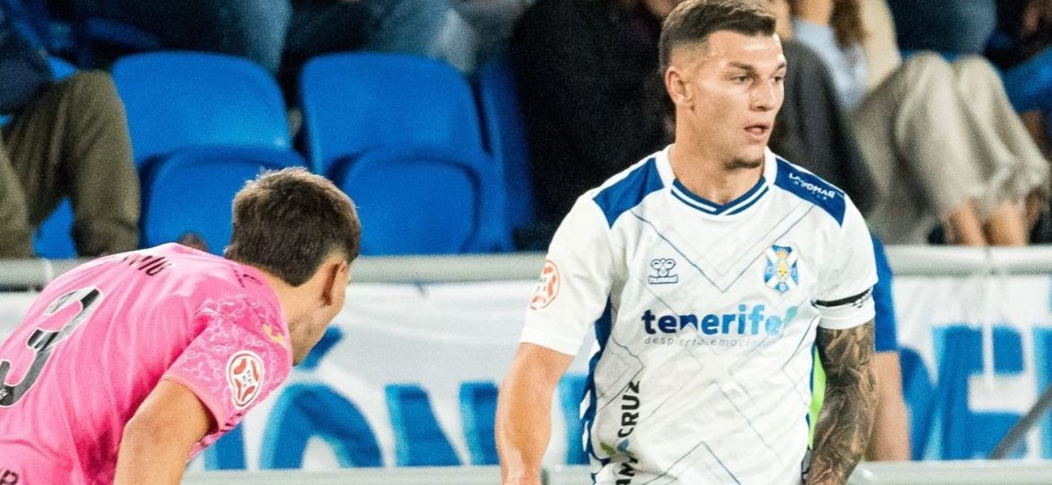 César durante el partido (CD TENERIFE)
