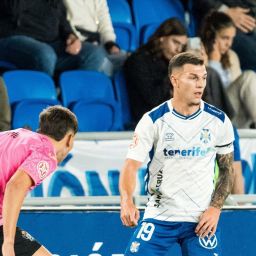 César durante el partido (CD TENERIFE)