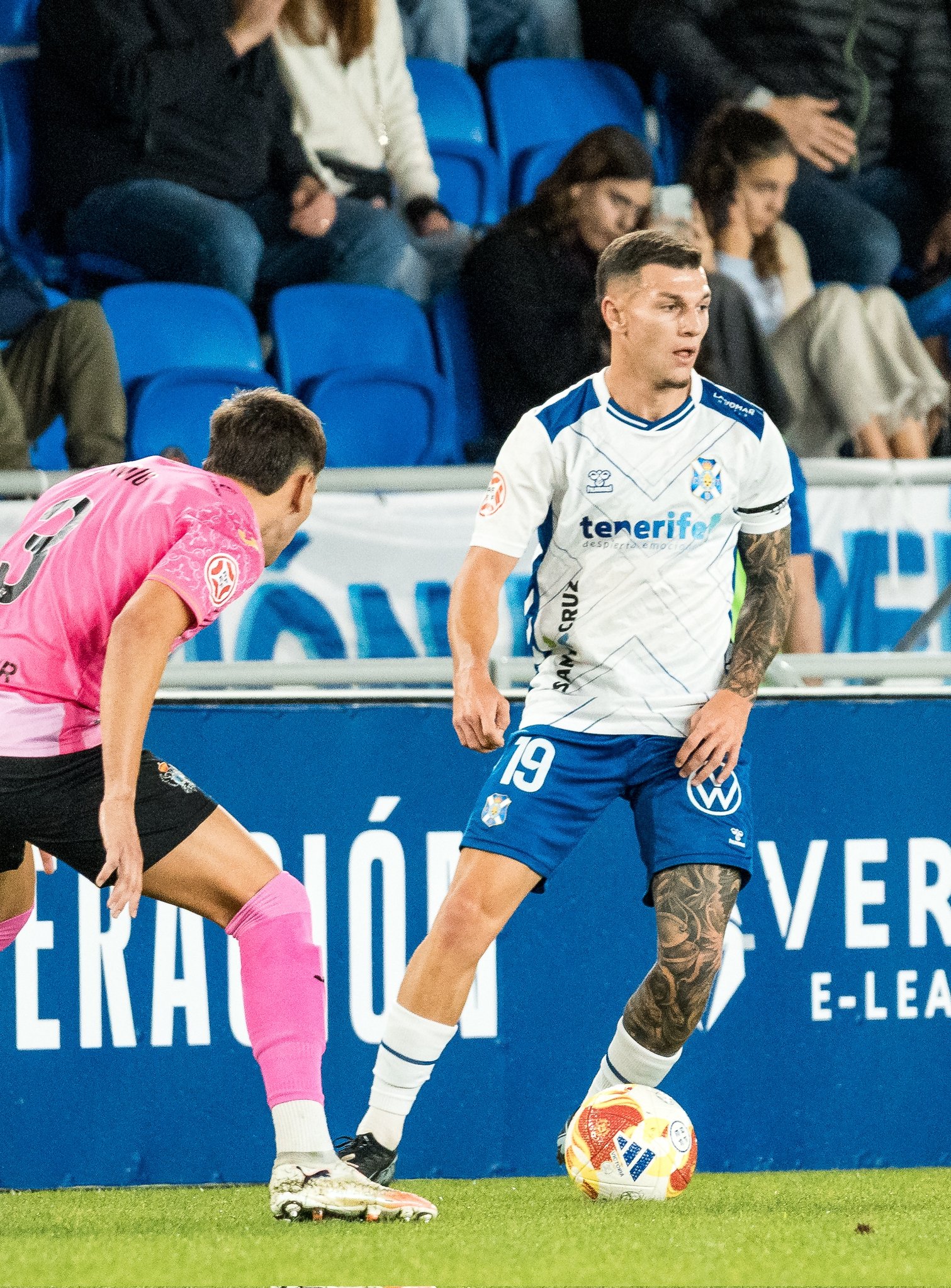 César durante el partido (CD TENERIFE)