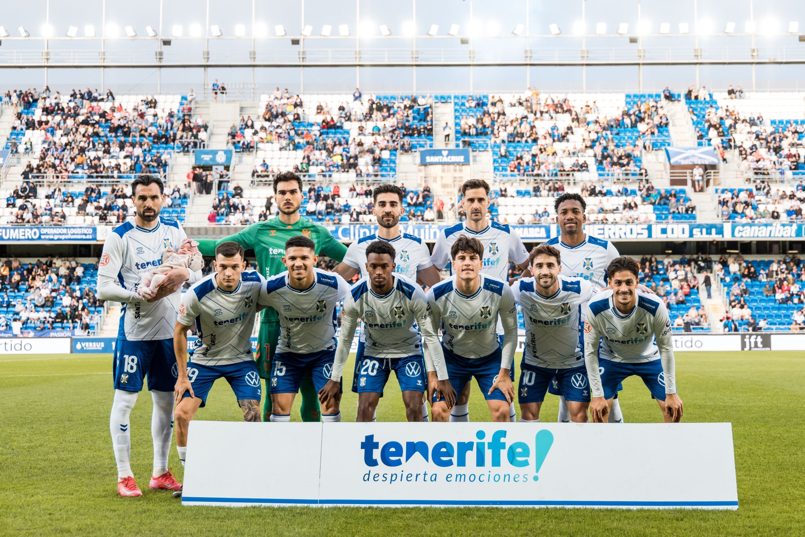 Once del representativo ante la Ponferradina (CD TENERIFE)