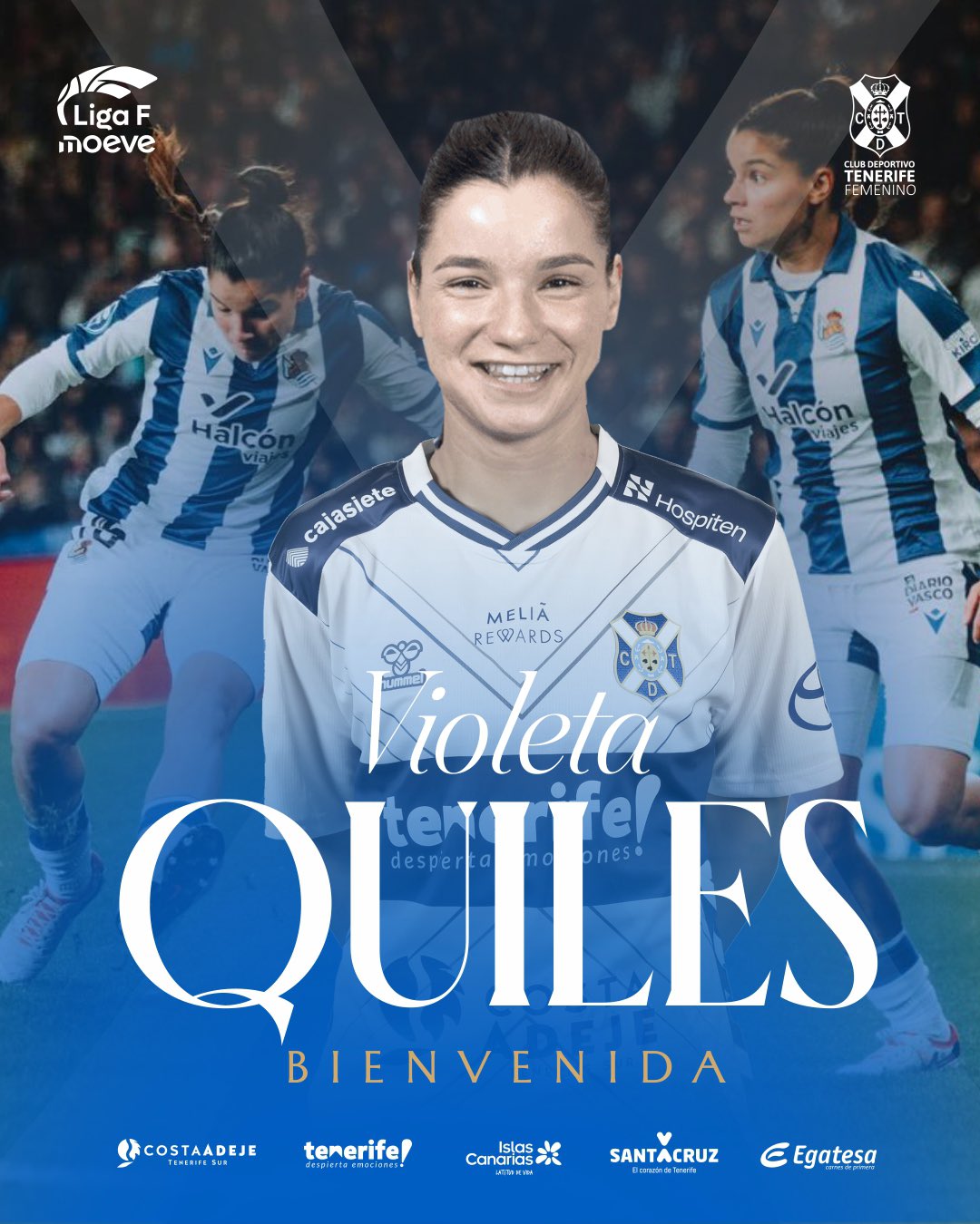 Violeta Quiles, nueva jugadora blanquiazul (CD TENERIFE FEMENINO)