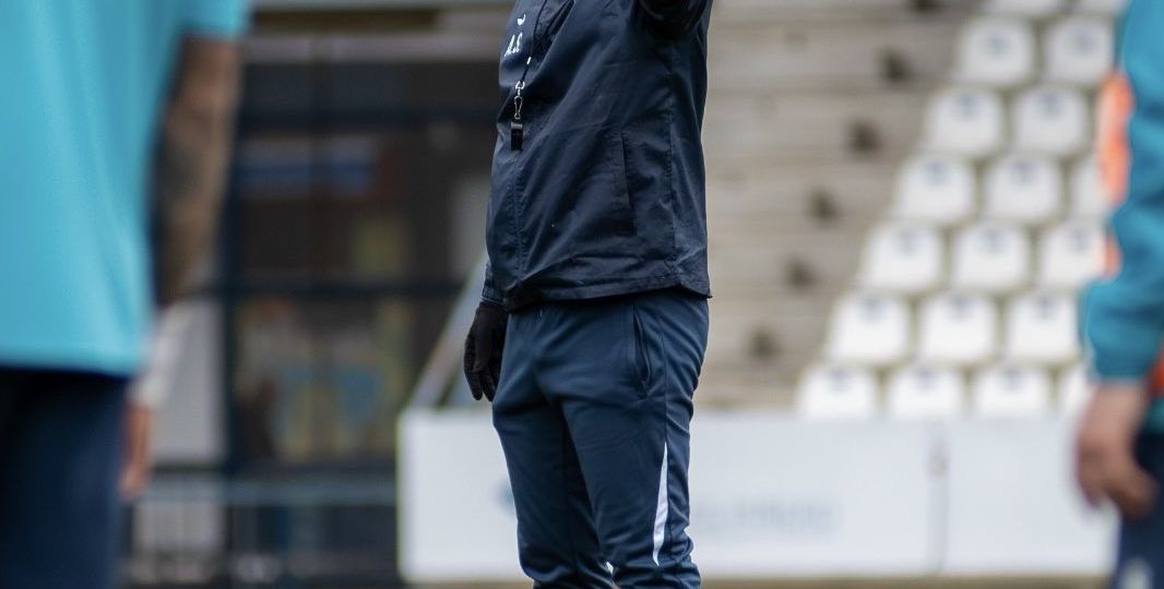 Alejandro Sandroni en un entrenamiento (@CFTalavera)