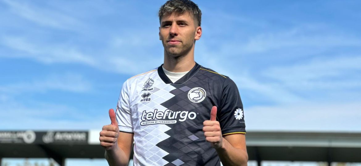 Gastón Valles a su llegada a Salamanca (Unionistas CF)