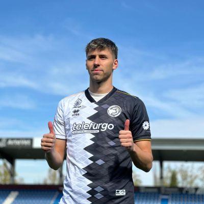 Gastón Valles a su llegada a Salamanca (Unionistas CF)