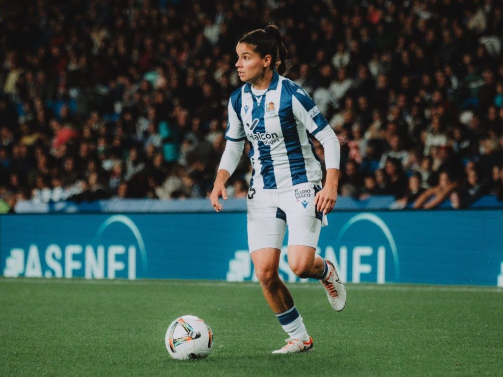 Violeta Quiles en su anterior equipo (FOTO: @RealSociedadFEM)|Violeta Quiles