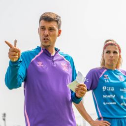 Yerai Martín en un entrenamiento (CDT Femenino)