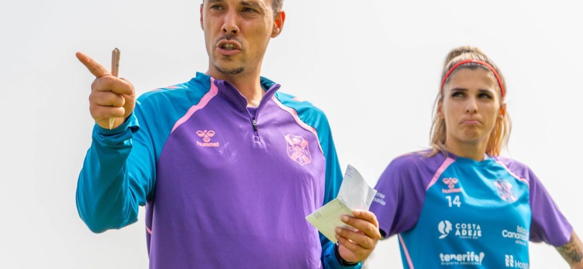 Yerai Martín en un entrenamiento (CDT Femenino)
