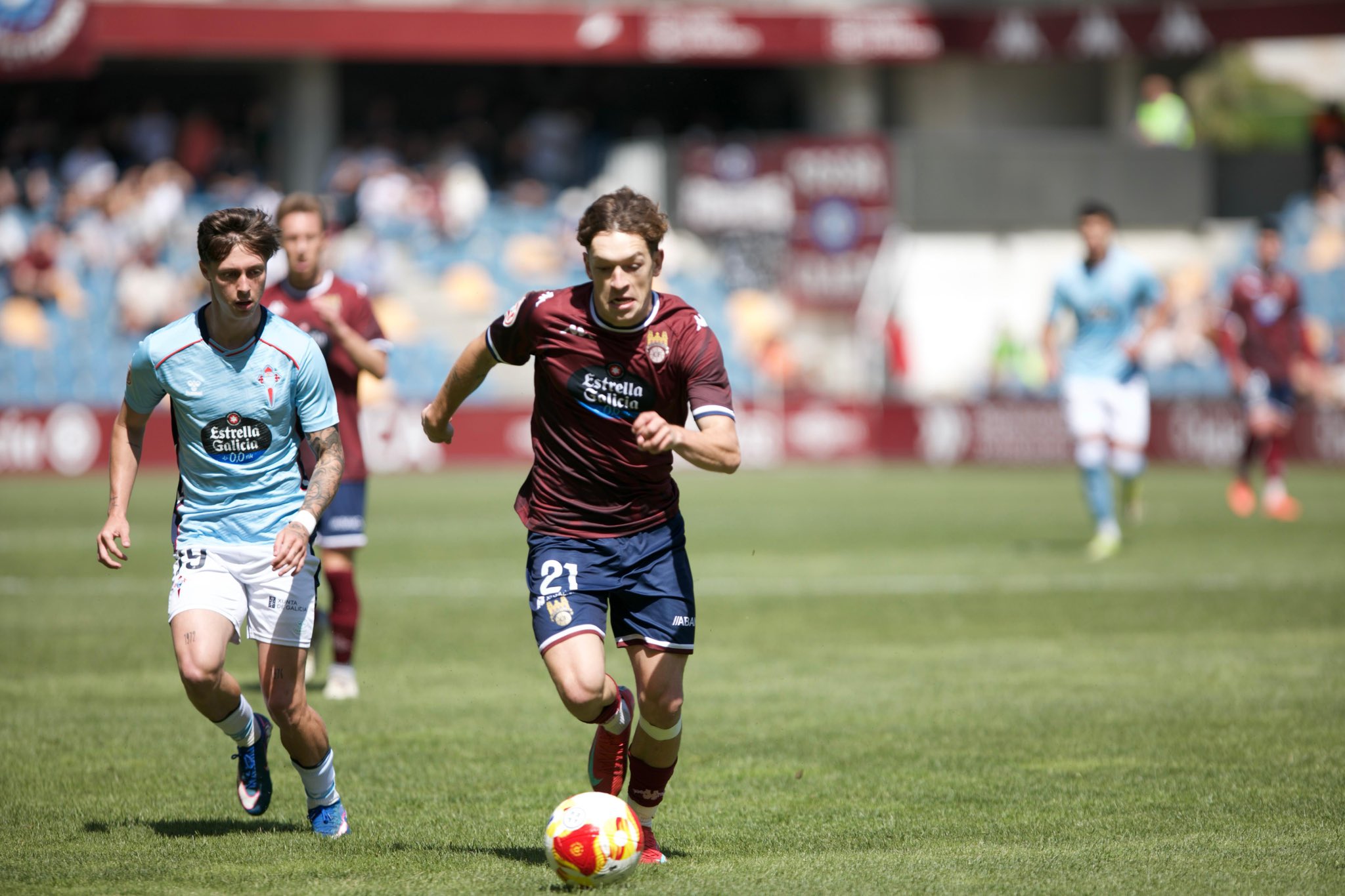 Acción del Pontevedra - Celta Fortuna (@PONTEVEDRACFSAD).